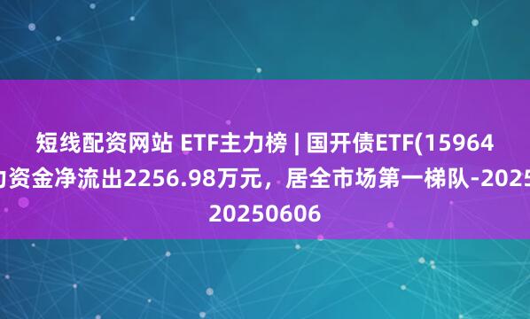 短线配资网站 ETF主力榜 | 国开债ETF(159649)主力资金净流出2256.98万元，居全市场第一梯队-20250606